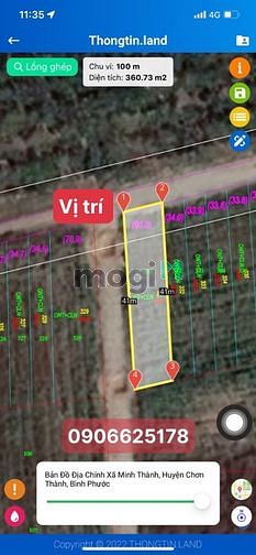 Hình ảnh 1 Lô góc đẹp Minh Thành - Bình Phước – 359m – 1tỷ 650