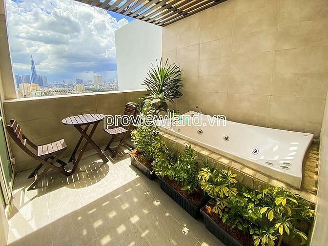 Hình ảnh Cho thuê căn penthouse the estella 2 tầng 3pn, 230m2 ban công view đẹp