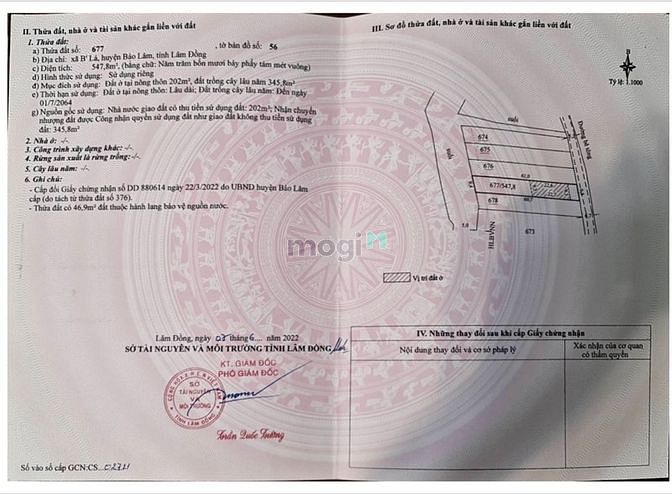 Hình ảnh Đất thổ cư tại Bảo Lâm chỉ 3,8tr/m2