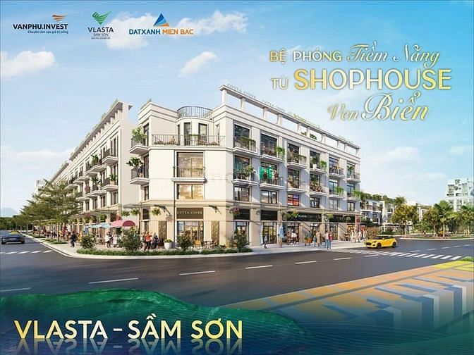 Hình ảnh CHỈ 3 tỷ – Sở Hửu Căn Hộ Shophouse Vlasta Mặt Biển Sầm Sơn