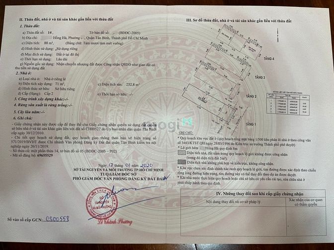 Hình ảnh Bán nhà hẻm8m- hồng hà,q.tân bình,18,5 tỷ