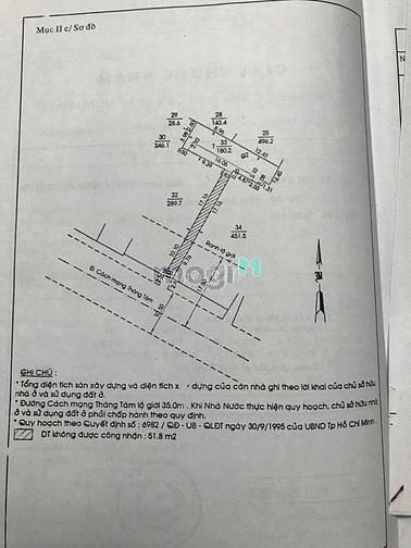 Hình ảnh Cho thuê nhà hẻm xe máy Cách Mạng Tháng 8, P.10, Q.3
