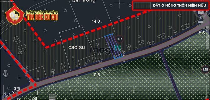 Hình ảnh Bán đất đường Bến Đình - 1151m2 - 20x51 - 1055m2 thổ cư - Củ Chi