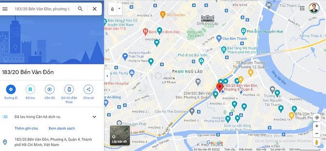 Hình ảnh Căn hộ dịch vụ 183/20 Bến Vân Đồn, Phường 6, Quận 4
