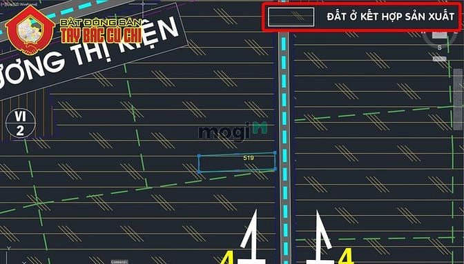 Hình ảnh Đất đường Lê Thị Do - 455m2 - 10x46 - 300m2 thổ cư - xã Thái Mỹ