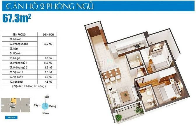 Hình ảnh Bán CHCC Lux City 2PN 2WC, MT Huỳnh Tấn Phát, cách PMH chỉ 5 phút