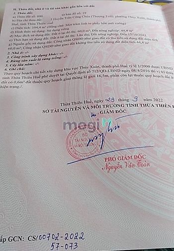 Hình ảnh ⭐️ Đất Mặt Tiền HUYỀN TRÂN CÔNG CHÚA, THUỶ XUÂN - 104,4m2 - chính chủ