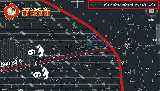 Hình ảnh Đất 2 mặt tiền 1/ Lê Thị Kịa - 279m2 - 26x25 - 210m2 thổ cư - Củ Chi