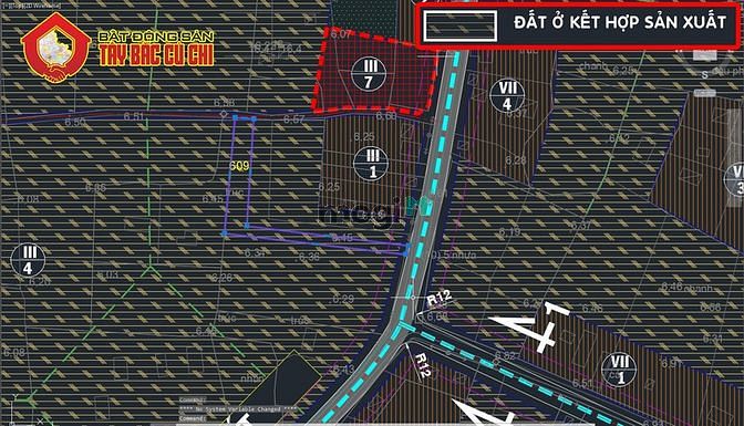 Hình ảnh Đất 2 mặt tiền đường Đoàn Triết Minh - 1052m2 - 5x94 - 300m2 thổ cư