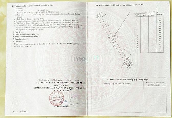 Hình ảnh Đất 2 mặt tiền đường Tỉnh Lộ 7 - 3365m2 - 21x173 - 1602m2 - xã Thái Mỹ