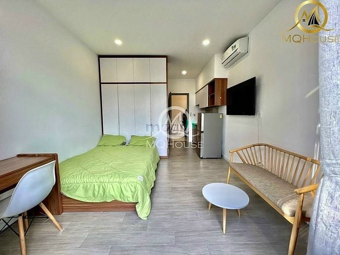 Hình ảnh Căn Hộ Studio Balcony Rộng Thoáng Full Nội Thất Gần Landmark 81 BT