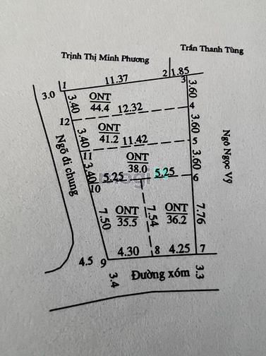 Hình ảnh Phân lô Mặt Mương PHỤNG CHÂU đón đầu dự án Lê Văn Lương kéo dài
