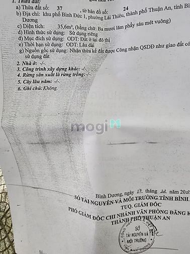 Hình ảnh - bán nhà sổ riêng - gần chợ lái thiêu