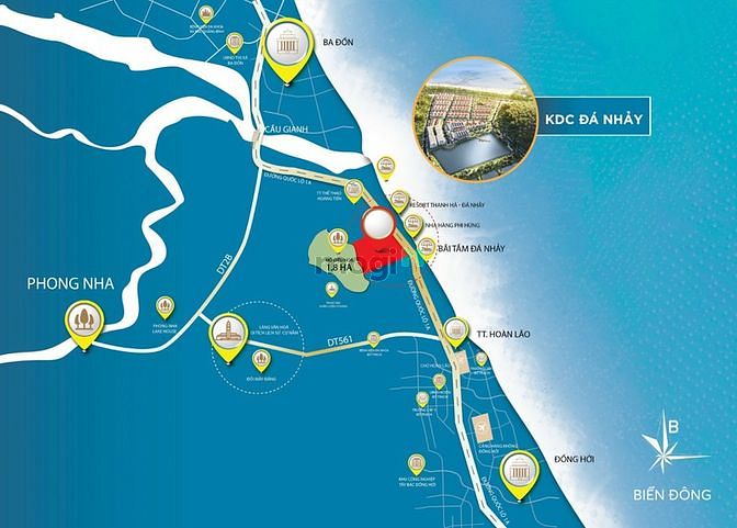 Hình ảnh Cần tiền bán lô đất 168m2 sát quốc lộ 1A, cách bãi tắm Đá Nhảy 200m