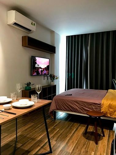 Hình ảnh Studio ban công siêu xịn tại quận 10 với phong cách thanh lịch