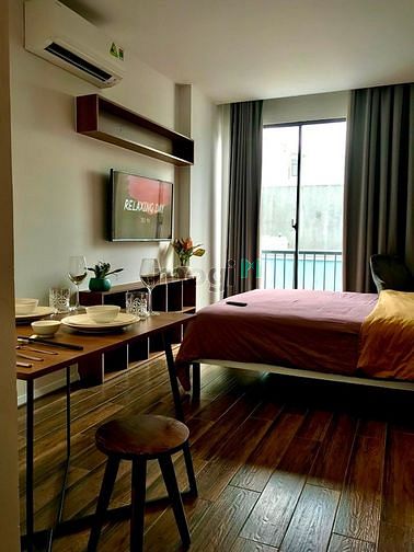Hình ảnh Studio ban công siêu xịn tại quận 10 với phong cách thanh lịch