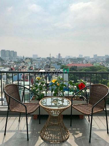 Hình ảnh Studio ban công siêu xịn tại quận 10 với phong cách thanh lịch