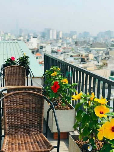 Hình ảnh Studio ban công siêu xịn tại quận 10 với phong cách thanh lịch