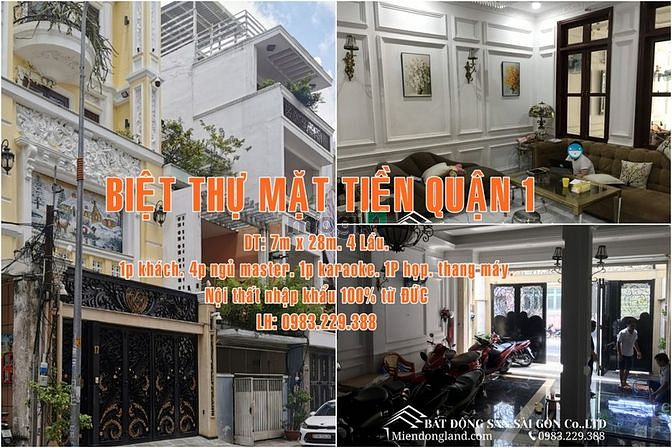 Hình ảnh Biệt thự Mặt tiền Quận 1. Giá 52 Tỷ