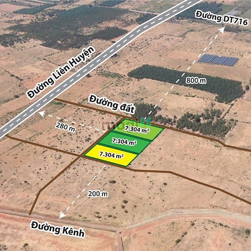 Hình ảnh Cần tiền bán lô đất 21913m2, 3 MT, Hoà Thắng, Bắc Binh, Bình Thuận.
