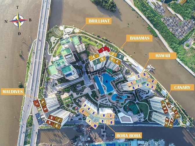 Hình ảnh Diamond Island tổng hợp giỏ hàng giá cho thuê căn 2Pn, 3pn, CĂN DUPLEX