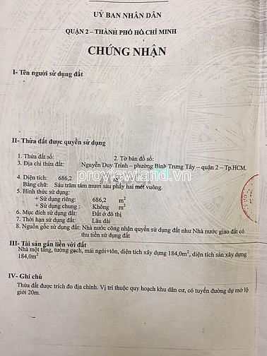 Hình ảnh Bán lô mặt tiền Nguyễn Duy Trinh, Thủ Đức, dt 682m2 đất, sổ hồng
