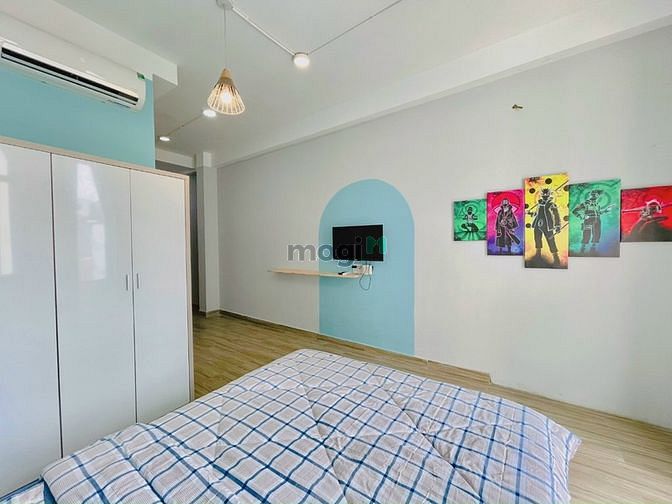 Hình ảnh Studio tone xanh pastel_Ngay chợ Thị Nghè