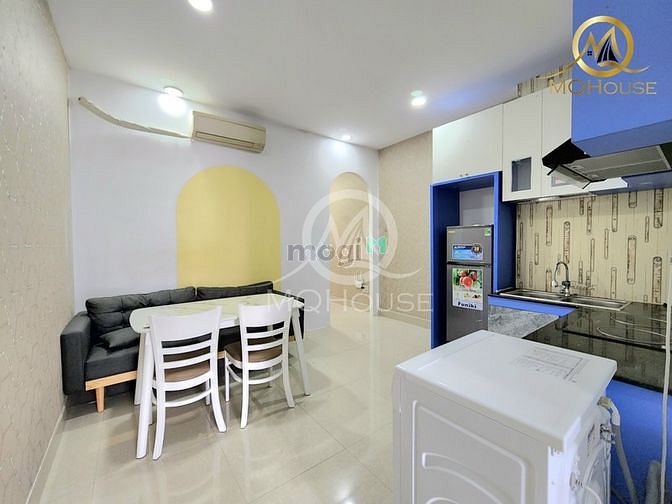 Hình ảnh Căn Hộ 2 Phòng Ngủ Bạn Công Mới 100%, Full Nội Thất