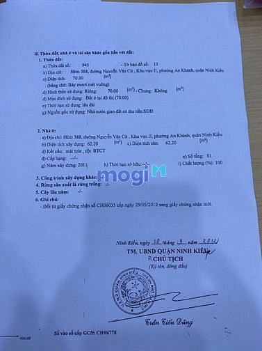 Hình ảnh Bán nhà hẻm 388  đường Nguyễn Văn Cừ