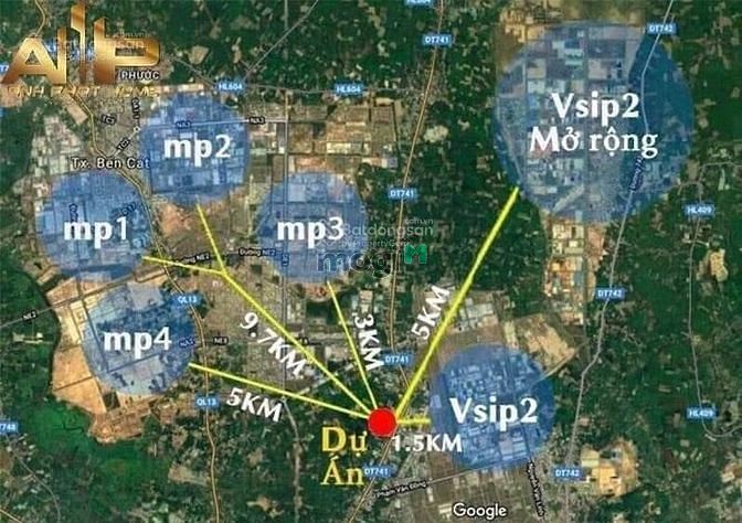 Hình ảnh Bán đất nền Vsip 2A chỉ 496 Triệu sở hữu ngay, liền kề Thành phố Mới B