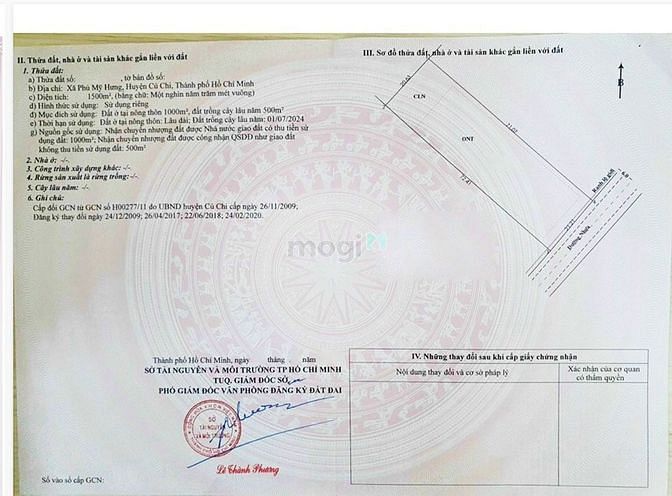 Hình ảnh Đất đường Hà Thị Kiểm - 1500m2 - 21x72 - 1000m2 thổ cư - Củ Chi