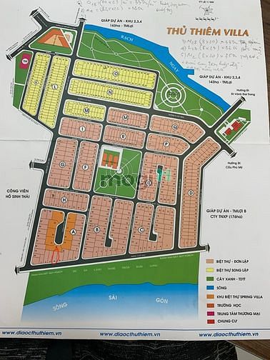 Hình ảnh Bán Lô góc nền KDC Vila Thủ Thiêm. P Thạnh Mỹ Lợi.Q2.TP Thủ Đức