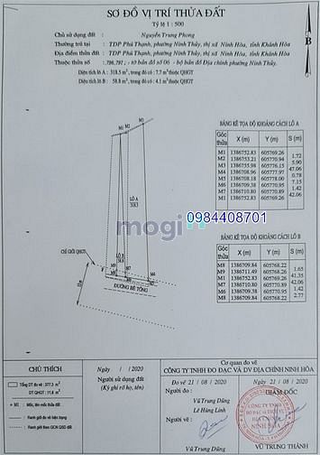 Hình ảnh Bán đất dốc lết, phường ninh thủy 377m2 giá chỉ 3 tỷ 2 - đất cường