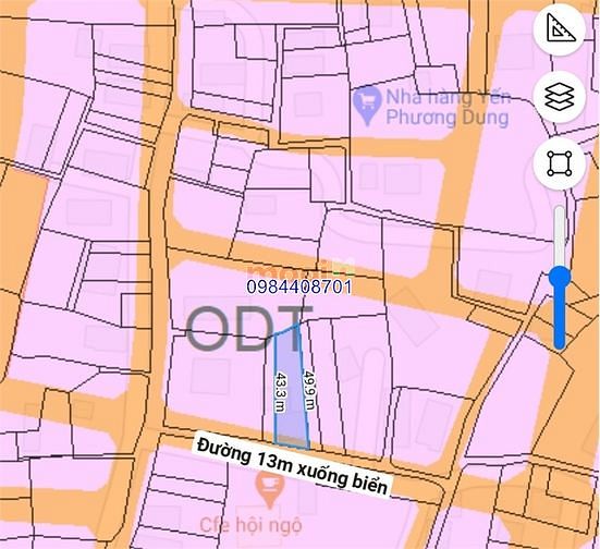 Hình ảnh Bán đất dốc lết, phường ninh thủy 377m2 giá chỉ 3 tỷ 2 - đất cường