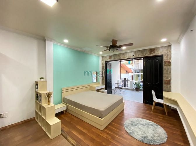Hình ảnh 1 phòng ngủ_ngã 6 phù đổng_ban công_tòa nhà thang máy