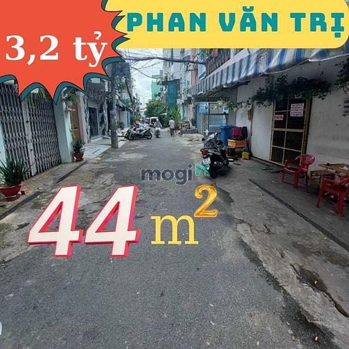 Hình ảnh Phan Văn Trị 44m2 ngang 4m, sát chợ Bà Chiểu