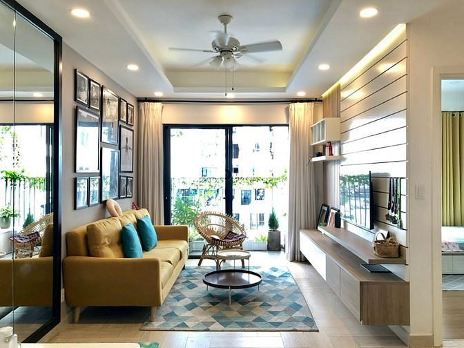 Hình ảnh Cho thuê M-one 2PN full Nội thất Giá 14tr/ tháng