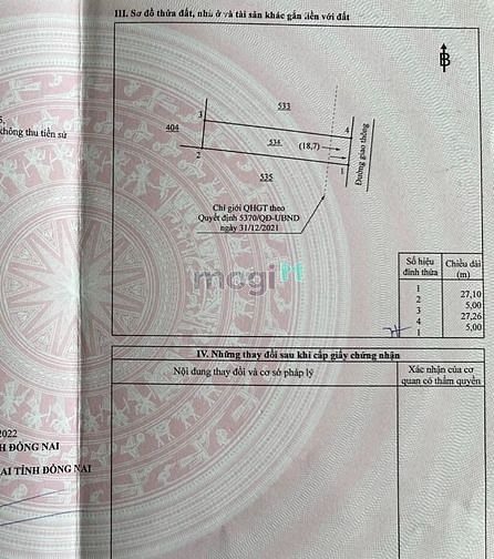 Hình ảnh Chú em cần bán lô đất thổ cư sát chợ đầu mối Nông sản Dầu Giây