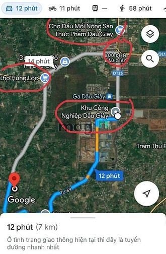 Hình ảnh Chú em cần bán lô đất thổ cư sát chợ đầu mối Nông sản Dầu Giây