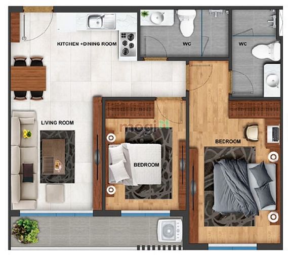 Hình ảnh Căn Hộ Jamila Khang Điền Có Sổ - Căn Góc View Sông Mát Mẻ 2.85 Tỷ