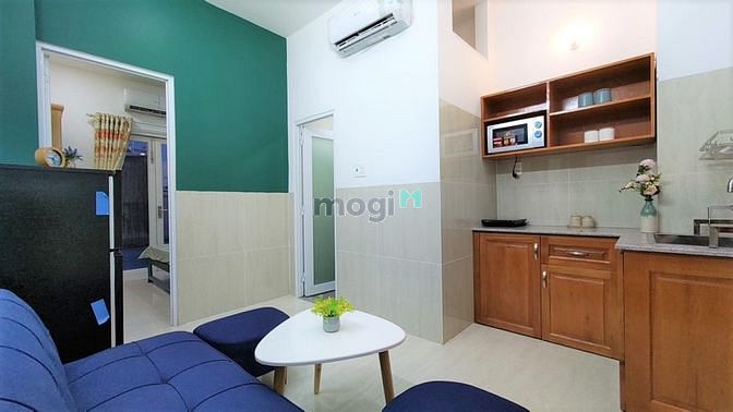 Hình ảnh Căn 1PN riêng, Ban công, 40m2, đủ nội thất ở Tôn Thất thuyết Quận 4