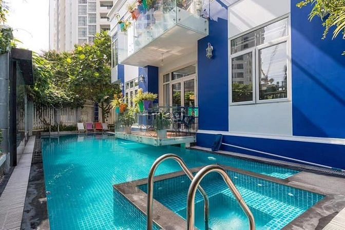 Hình ảnh Cho thuê Biệt thự 400m2 3 Lầu 5PN gần CC Estella giá 6000$