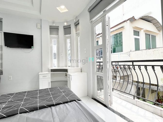 Hình ảnh Mb6623 nạp rút nhanh chóng Studio Full nội thất, ban công lớn, gần ĐINH ĐỘC LẬP, BÙI VIỆN
