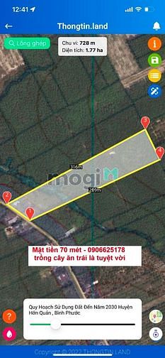 Hình ảnh 🎉🎉 Bán 1,7 hecta đất cao su Hớn Quản giá Rẻ nhất thị trường