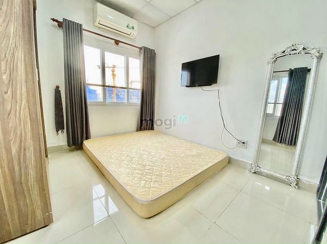Hình ảnh 1PN riêng - Full nội thất - Ban công - Nguyễn Khoái Q4