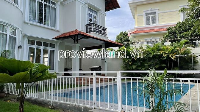 Hình ảnh Cho thuê biệt thự Kim Sơn Thảo Điền, 700m2 đất, hồ bơi + sân vườn, 5PN