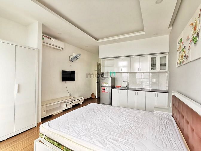 Hình ảnh Mb6623 nạp rút nhanh chóng studio, đủ nội thất, ban công, thoáng mát ở âu dương lân Q8