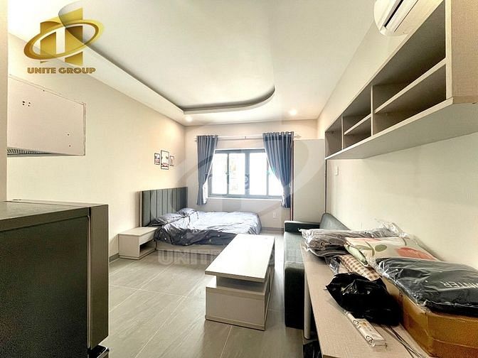 Hình ảnh Studio ban công thoáng mát nội thất cao cấp gần sân bay