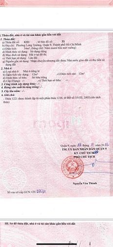 Hình ảnh Bán đất chợ long trường, nguyễn duy trinh 54m2 thổ cư giá 2ty550
