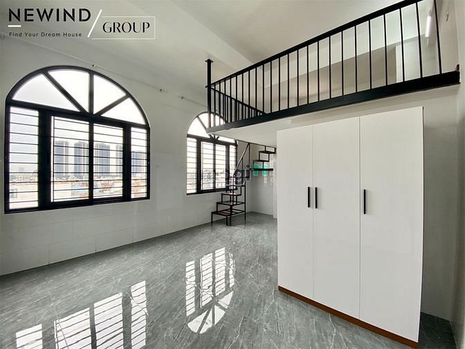 Hình ảnh Duplex mới 100% full nội thất, máy giặt riêng, gần Lotte - khu Him Lam